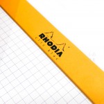 法國 RHODIA Clic Bloc系列 Mouse Pad 橘色 兩用 滑鼠墊隨寫筆記本 方格內頁 （194100）