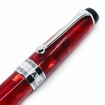 義大利 AURORA OPTIMA 14K鋼筆（紅色銀夾）