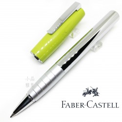 德國 Faber-Castell 輝柏 LOOM雅緻 檸檬綠 鋼珠筆 （亮銀筆桿）