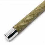 德國 Graf von Faber-Castell 繩紋飾 18K 鋼筆（橄欖綠）