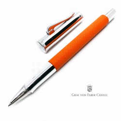 德國 Graf von Faber-Castell 繩紋飾 鋼珠筆（紅柿子）
