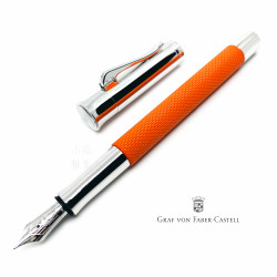 德國 Graf von Faber-Castell 繩紋飾 18K 鋼筆(紅柿子) 德國 Graf von Faber-Castell 繩紋飾 18K 鋼筆(紅柿子)
