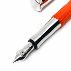 德國 Graf von Faber-Castell 繩紋飾 18K 鋼筆(印度紅) 德國 Graf von Faber-Castell 繩紋飾 18K 鋼筆(印度紅)