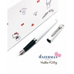 法國 Waterman 雋雅系列 × HELLO KITTY 45週年 聯名款 紀念鋼筆（白色）