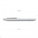 德國 Lamy dialog3 焦點系列 074 14K金 鋼筆（亮白色款） 