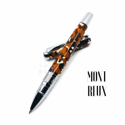 臺灣 MONTREUX 夢多 T7雕花 迷彩 鋼珠筆(咖啡-基本頂冠) 臺灣 MONTREUX 夢多 T7雕花 迷彩 鋼珠筆(咖啡-基本頂冠)