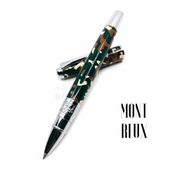 臺灣 MONTREUX 夢多 T7雕花 迷彩 鋼珠筆(綠色-基本頂冠) 臺灣 MONTREUX 夢多 T7雕花 迷彩 鋼珠筆(綠色-基本頂冠)