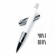 臺灣 MONTREUX 夢多 T7銀蓋雕花 鋼珠筆(白色) 臺灣 MONTREUX 夢多 T7銀蓋雕花 鋼珠筆(白色)