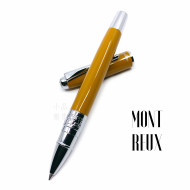 臺灣 MONTREUX 夢多 T7雕花 鋼珠筆(黃褐色) 臺灣 MONTREUX 夢多 T7雕花 鋼珠筆(黃褐色)