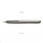 德國 Lamy dialog3 焦點系列 074 14K金 鋼筆（霧銀色款） 