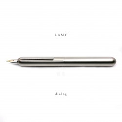 德國 Lamy dialog3 焦點系列 074 14K金 鋼筆（霧銀色款） 