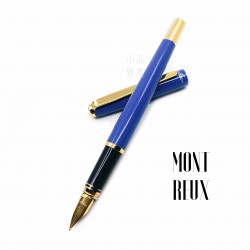 臺灣 MONTREUX 夢多 復古色系 鋼筆（蔚藍）