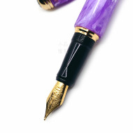 臺灣 MONTREUX 夢多 花草系列 鋼筆(Violet紫羅蘭)全花紋金夾 臺灣 MONTREUX 夢多 花草系列 鋼筆(Violet紫羅蘭)全花紋金夾