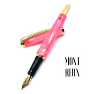 臺灣 MONTREUX 夢多 花草系列 鋼筆(Sakura櫻花)全花紋金夾 臺灣 MONTREUX 夢多 花草系列 鋼筆(Sakura櫻花)全花紋金夾