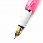 臺灣 MONTREUX 夢多 花草系列 鋼筆（Sakura櫻花）白蓋銀夾