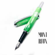 臺灣 MONTREUX 夢多 花草系列 鋼筆(Clover幸運草)全花紋銀夾 臺灣 MONTREUX 夢多 花草系列 鋼筆(Clover幸運草)全花紋銀夾