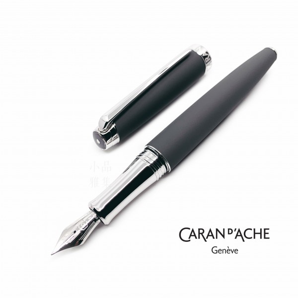 瑞士卡達Caran d'Ache Leman 利曼 18k金 鋼筆（晨霧灰）