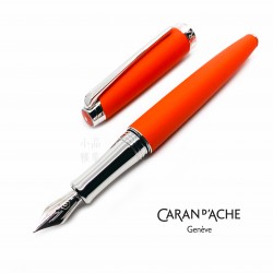 瑞士卡達Caran d'Ache Leman 利曼 18k金 鋼筆（珊瑚紅）