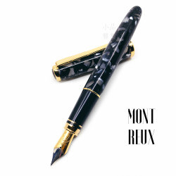 臺灣 MONTREUX 夢多 日本製 馬賽克 鋼筆(黑灰色) 臺灣 MONTREUX 夢多 日本製 馬賽克 鋼筆(黑灰色)