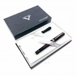 義大利 Visconti 30th週年紀念 Voyager 30系列 負壓上墨 硬橡膠 18K 限量鋼筆（紅色銀夾）