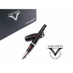 義大利 Visconti 30th週年紀念 Voyager 30系列 負壓上墨 硬橡膠 18K 限量鋼筆(紅色銀夾) 義大利 Visconti 30th週年紀念 Voyager 30系列 負壓上墨 硬橡膠 18K 限量鋼筆(紅色銀夾)