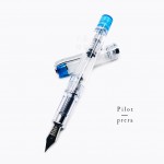 日本 PILOT 百樂 Prera 鋼筆（透明淺藍）