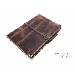 義大利 Bortoletti BC004 真皮書套 筆記本(LL號) 義大利 Bortoletti BC004 真皮書套 筆記本(LL號)