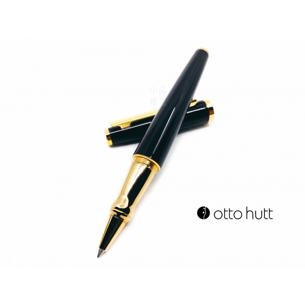 德國 OTTO HUTT 奧托赫特 時尚絨 | Design06 麗黑金夾 鋼珠筆