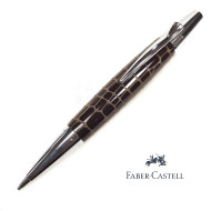 德國 Faber-Castell 輝柏 E-Motion系列 天然樹脂 鱷魚紋 深褐色 旋轉1.4mm鉛筆(138354) 德國 Faber-Castell 輝柏 E-Motion系列 天然樹脂 鱷魚紋 深褐色 旋轉1.4mm鉛筆(138354)