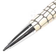 德國 Faber-Castell 輝柏 E-Motion系列 天然樹脂 鱷魚紋 象牙白 旋轉1.4mm鉛筆(138352) 德國 Faber-Castell 輝柏 E-Motion系列 天然樹脂 鱷魚紋 象牙白 旋轉1.4mm鉛筆(138352)