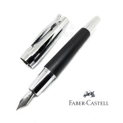 德國 Faber-Castell 輝柏 E-Motion系列 梨木桿 黑色 鋼筆（148222）