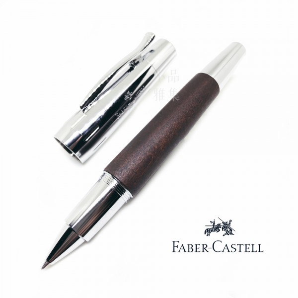 德國 Faber-Castell 輝柏 E-Motion系列 梨木桿 深褐色 鋼珠筆（148215）