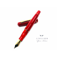 義大利 LEONARDO Momento Zero Corallo 紅色大理石 鋼筆 義大利 LEONARDO Momento Zero Corallo 紅色大理石 鋼筆