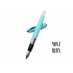 臺灣 MONTREUX 夢多 T7雕花 鋼筆(淺藍色) 臺灣 MONTREUX 夢多 T7雕花 鋼筆(淺藍色)