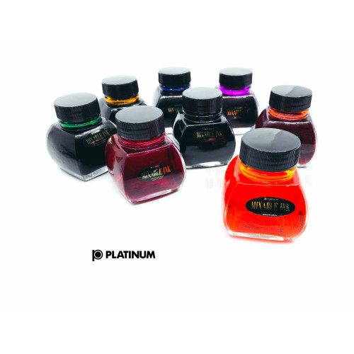 日本 Platinum 白金 Mixable ink 可自調混色 60ml 鋼筆 墨水