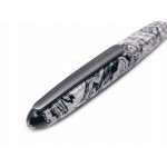 德國 DIPLOMAT 迪波曼 AERO 太空梭 黑白大理石紋 Volute蝸殼 限量 鋼筆