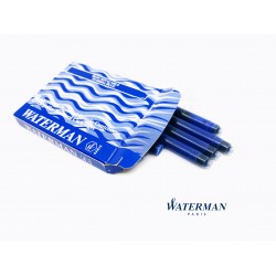 法國 Waterman 長型 卡式墨水（藍色、黑色）