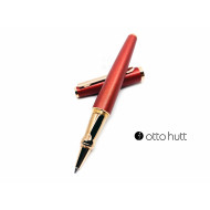 德國 OTTO HUTT 奧托赫特 時尚絨 | Design06 磨砂紅 鋼珠筆(玫瑰金夾) 德國 OTTO HUTT 奧托赫特 時尚絨 | Design06 磨砂紅 鋼珠筆(玫瑰金夾)