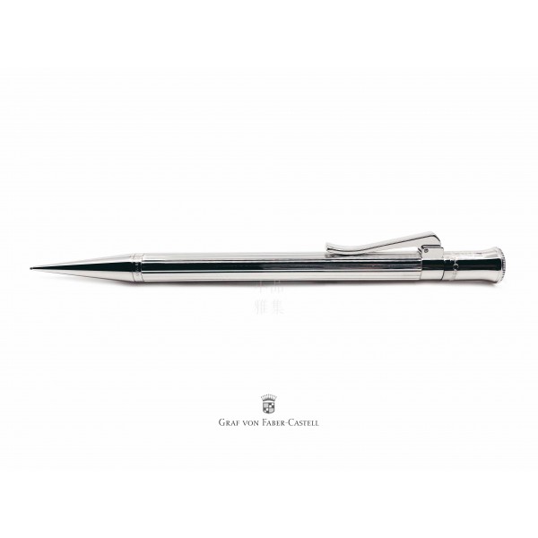 德國 Graf von Faber-Castell Classic 鍍白金 0.7mm 自動鉛筆