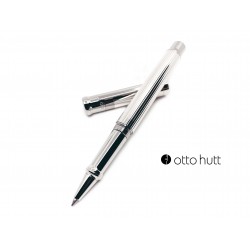 德國 OTTO HUTT 奧托赫特 精工藝 | Design04 直條扭索紋 925純銀 鋼珠筆