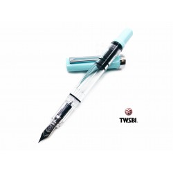 臺灣 TWSBI 三文堂 ECO-T 三角握位 活塞鋼筆（薄荷藍色）