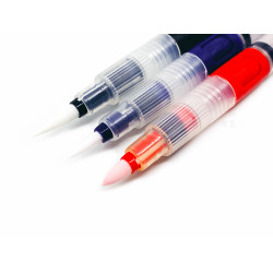 瑞士 Caran d'Ache 卡達 waterbrush 水筆 三支一組 套裝組合 瑞士 Caran d'Ache 卡達 waterbrush 水筆 三支一組 套裝組合