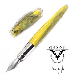 義大利 VISCONTI VAN GOGH 梵谷銀夾系列鋼筆(VINCENT CHAIR梵谷的椅子)*早期款 義大利 VISCONTI VAN GOGH 梵谷銀夾系列鋼筆(VINCENT CHAIR梵谷的椅子)*早期款