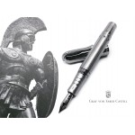 德國 Graf von Faber-Castell Pen of the year 2020年度限量筆 Sparta 斯巴達傳奇 限量310支 18K金 鋼筆（典藏銀白款）