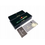 美國 Conway Stewart Spaghetti Model 100 不銹鋼尖 鋼筆（Emerald Green 翡翠綠）