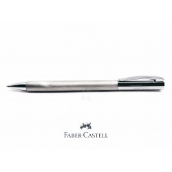 德國 Faber-Castell 輝柏 Ambition 成吉思汗 銀絲不鏽鋼 原子筆（148152）