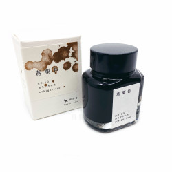 日本 TAG 文具店 40ml 京之音系列 鋼筆 墨水（落栗色）