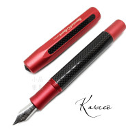 德國 Kaweco AC sport 碳纖維鋼筆(紅色款)可加購短鋼皮套 德國 Kaweco AC sport 碳纖維鋼筆(紅色款)可加購短鋼皮套