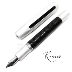 德國 Kaweco AC sport 碳纖維鋼筆（銀白色款）