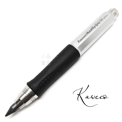 德國 Kaweco Sketch Up 握位橡膠款 5.6mm 草圖速繪鉛筆(銀色)